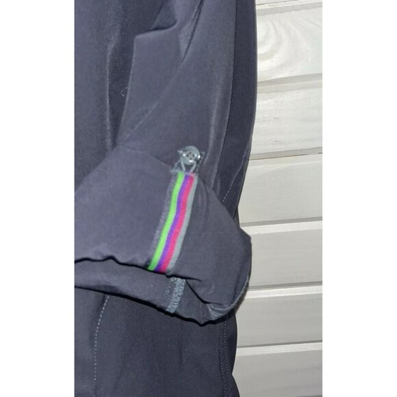 Marmot Sz LARGE Erika Shirt Gray Performance Fabric Button Up Hiking Outdoor EUC - Picture 7 of 12